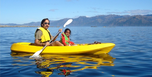 Dr. Ryan kayaking