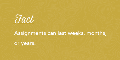 graphic saying there are many different lengths of assignments