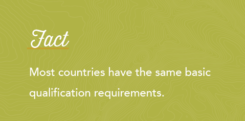 graphic saying international assignments have similar physician qualification requirements
