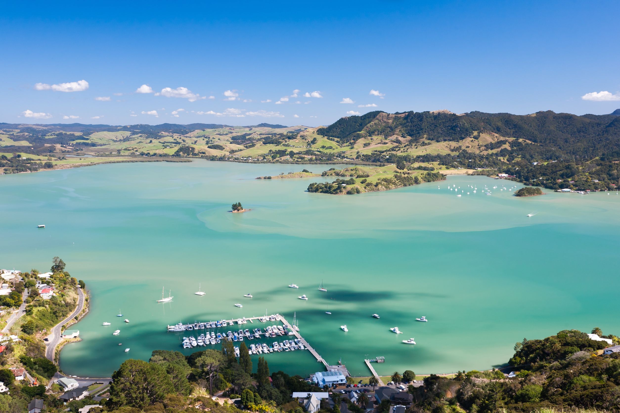See the best views of Whangaroa Harbour from St. Paul's Rock Global