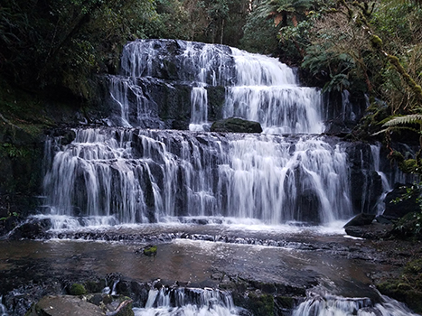 New Zealand waterfall