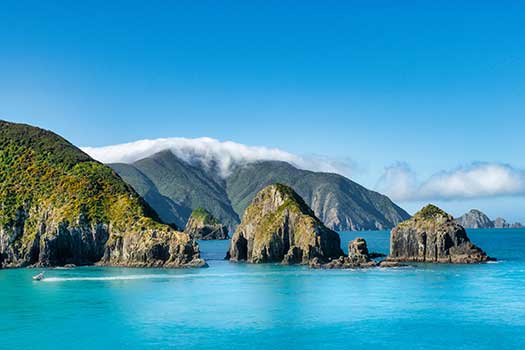 New Zealand coastline