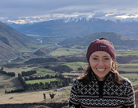 Dr. Restrepo enjoying the mountains in North Island New Zealand