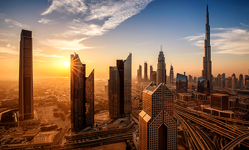 Sunset in the UAE