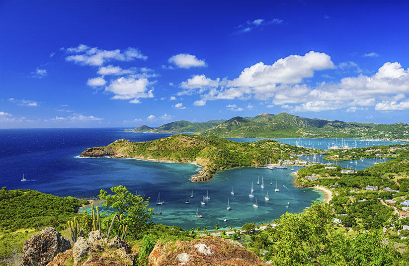 Caribbean island view - locum tenens in the Caribbean