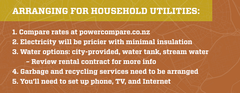 Graphic on setting up utilities in nz