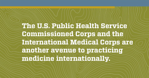 Infographic - Practice medicine abroad with the US Public Health Service Commissioned Corps