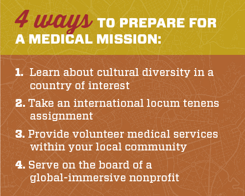 graphic - 4 ways to prepare for medical mission