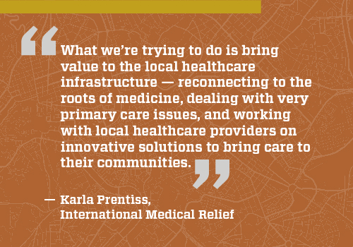 pull quote - Karla Prentiss on medical missions