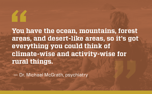 Dr McGrath quote on the environment and climate in Hawaii