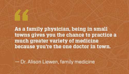 Dr Liewen quote about working in Alaska as a family medicine physician