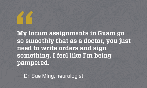 Dr Ming on what locums assignments in the Pacific Islands are like